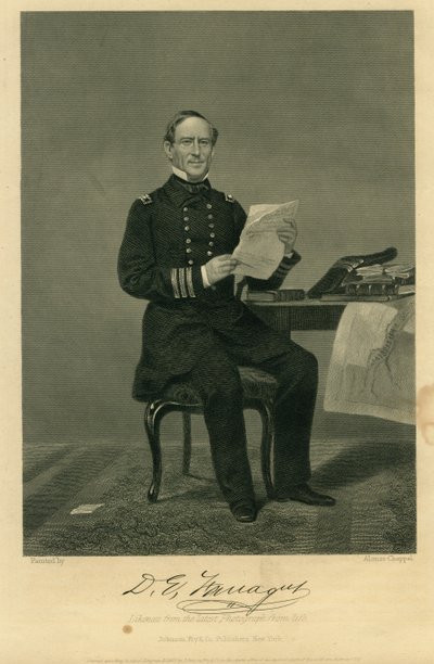 Adm. David Farragut (Union) von Alonzo Chappel